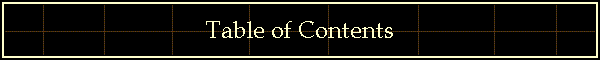 Table of Contents
